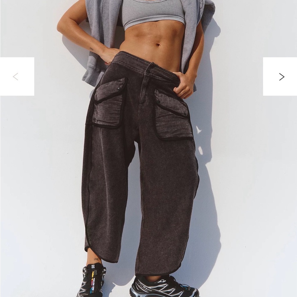 Free People Timko Pants Small Color: Black NWT - Picture 3 of 6